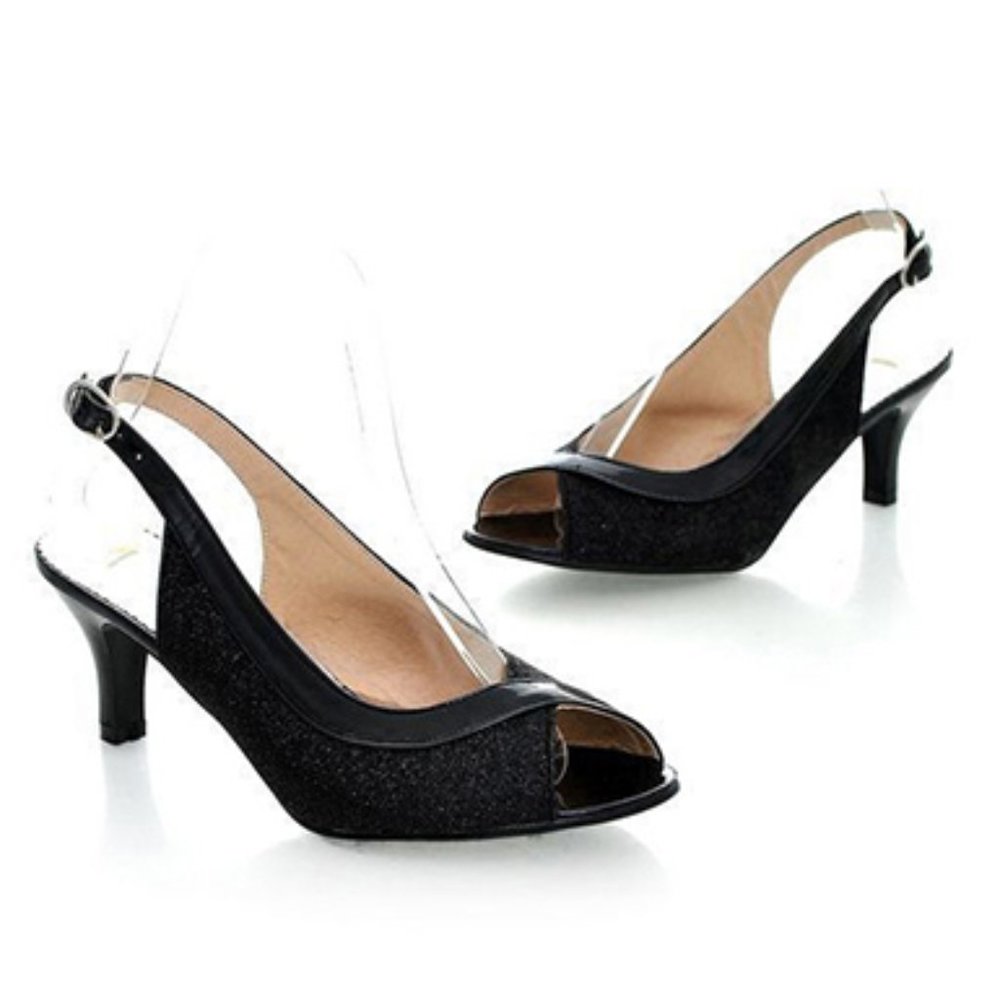 Buckle Slingback Pumps